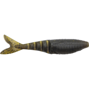 Image of Yamamoto Zako Swimbait | Green Pumpkin w/ Black Flake; 3 in.