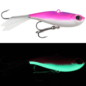 Image of Walleye Nation Creations Rip-N-Glide Jigging Lure | Cotton Candy; 2 in.