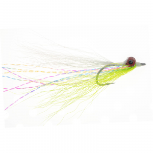 Image of Clouser Minnow - 2 Pack | Chartreuse-White; 2/0