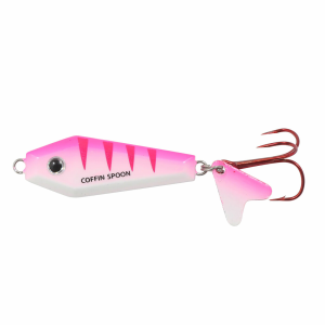 Image of Northland Buck-Shot Coffin Spoon | UV Pink Tiger; 1/8 oz.