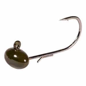 Image of Z-Man Football NedZ Jig Heads | Green Pumpkin; 1/8 oz.