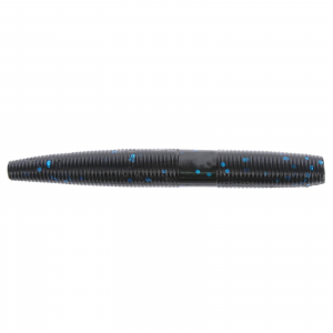 Image of Yamamoto Ned Senko Worm | Black w/ Blue Flake; 3 in.