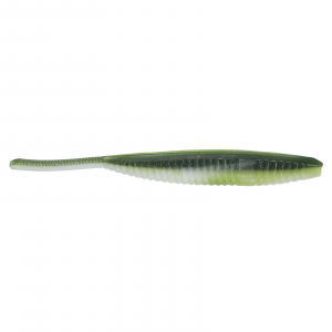 Image of Yamamoto Shad Shape Worm Floater | Watermelon/Cream Laminate; 5 in.