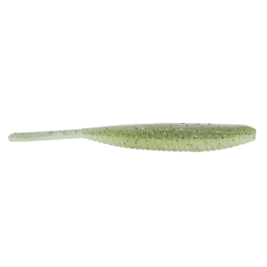 Image of Yamamoto Shad Shape Worm Floater | Hologram Gold Black; 5 in.