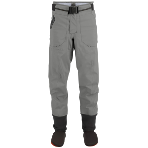 Image of Simms Men's Freestone Stockingfoot Wading Pants | Smoke; XL