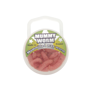 Image of Eurotackle Mummy Worm Jarred Bait | Pink