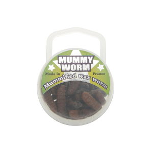 Image of Eurotackle Mummy Worm Jarred Bait | Brown
