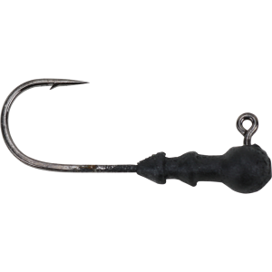 Image of Great Lakes Finesse Stealth Ball Head Jig | Matte Black; 1/16 oz.