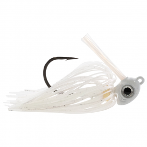 Image of Missile Baits Ike's Mini Swim Jig | Pearl White; 3/16 oz.