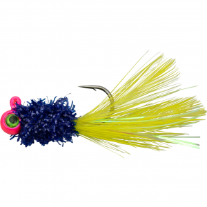 Image of Jenko Warbird Hand Tied Jigs | Pink Fire Chart; 1/32 oz.