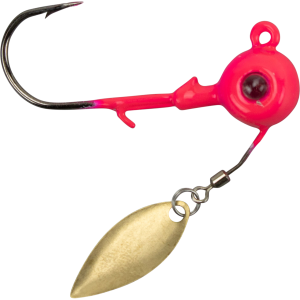 Image of Kalin's Google Eye Spinner Jig | Pink; 1/8 oz.