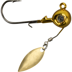 Image of Kalin's Google Eye Spinner Jig | Gold; 1/4 oz.