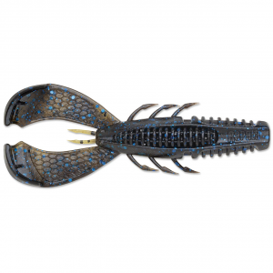 Image of Rapala CrushCity Cleanup Craw | Black Blue Green Pumpkin; 3 1/2 in.