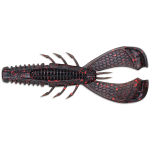 Image of Rapala CrushCity Cleanup Craw | Black Red Flake; 3 1/2 in.