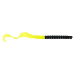 Image of Berkley PowerBait Power Worms | Black/Chartreuse; 4 in.