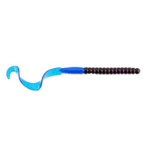 Image of Berkley PowerBait Power Worms | Black/Blue; 7 in.