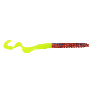 Image of Berkley PowerBait Power Worms | Plum-Chartreuse; 7 in.
