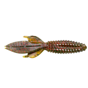 Image of Reaction Innovations Smallie Beaver | Green Pumpkin/Red; 3 1/2 in.