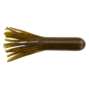Image of Berkley PowerBait Power Tubes | Green Pumpkin; 4 1/2 in.