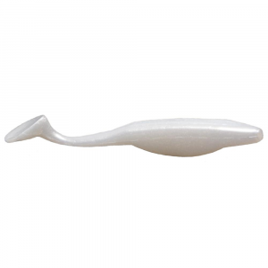 Image of Zoom Swimming Super Fluke Jr. | White Pearl; 4 in.