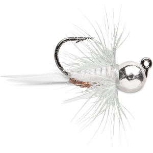 Image of VMC Tungsten Bullfly Jig | Metallic Silver; 1/64 oz.