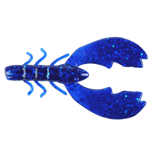 Image of Berkley PowerBait Chigger Craw Soft Bait | Sapphire Blue; 4 in.