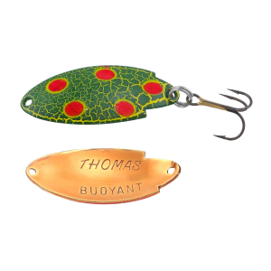 Image of Thomas Buoyant Spoon | Red Dot Frog; 5/8 oz.