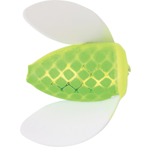 Image of Worden's Spin-N-Glo | White Wings - Metallic Chartreuse Lime; 0
