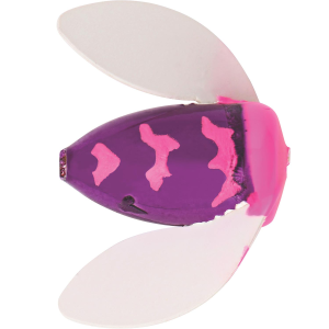 Image of Worden's Spin-N-Glo | White Wings - Metallic Purple Pink Tiger; 0