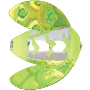 Image of Worden's Spin-N-Glo | Chartreuse Wings - Double Trouble UV Chartreuse; 4