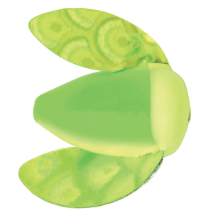 Image of Worden's Spin-N-Glo | Chartreuse Wings - Lime Chartreuse; 4