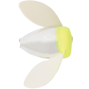 Image of Worden's Spin-N-Glo | White Wings - Nickel Plate CHR Head; 6