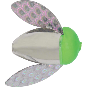 Image of Worden's Spin-N-Glo | Mylar Wings - Nickel Plate Green Head; 0