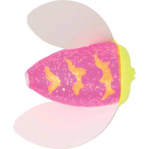 Image of Worden's Spin-N-Glo | White Wings - Glitter Pink Chartreuse Tiger; 2