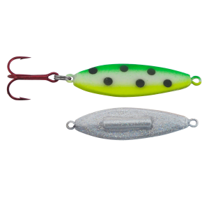 Image of Silver Streak Rattle Streak Spoon | Glow Grindstone; 3/8 oz.