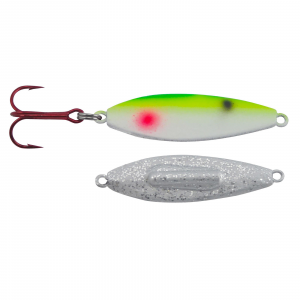 Image of Silver Streak Rattle Streak Spoon | Glow Yellowtail; 3/8 oz.