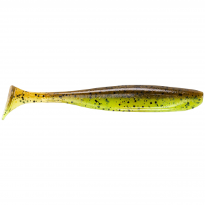 Image of Keitech Easy Shiner | Green Pumpkin Chartreuse; 3 in.