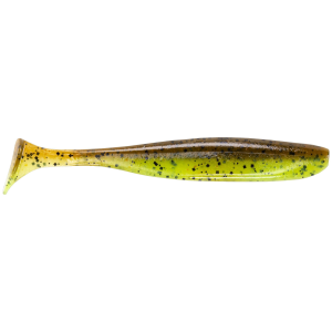 Image of Keitech Easy Shiner | Green Pumpkin Chartreuse; 4 in.