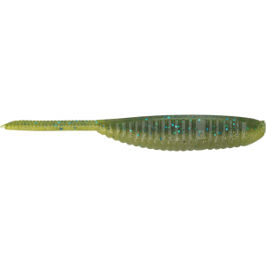 Image of Yamamoto Shad Shape Worm | Smallmouth Magic; 3 in.