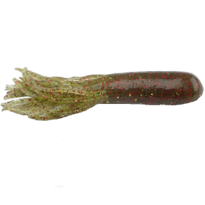 Image of Big Bite Baits Salt Tube | Light Watermelon Small Red Flake ; 3.5 in.