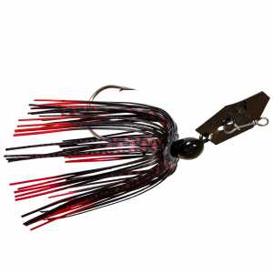 Image of Z-Man ChatterBait | Black Red; 3/8 oz.