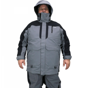 Image of AFTCO Men's Big Guy Hydronaut Heavy-Duty Jacket | Charcoal; 4XL