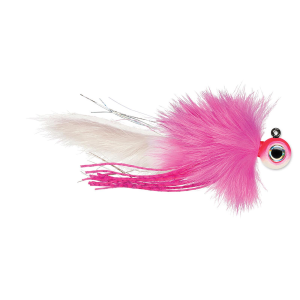 Image of VMC Twitchin' Jig | Glow Angel Face UV; 1/4 oz.