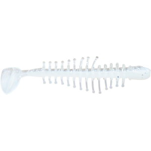 Image of Kalin's Tickle Shad Soft Bait | White Ice; 3.8 in.