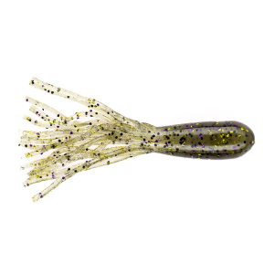 Image of NetBait BaitFuel Infused Tubes | Dark Melon Gold Purple; 4 in.