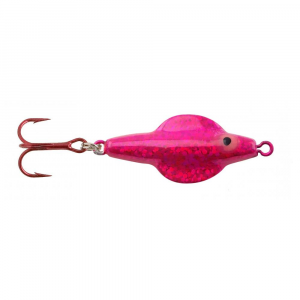 Image of Lindy Rattl'n Flyer Jigging Spoon | Scarlet Ice; 3/16 oz.