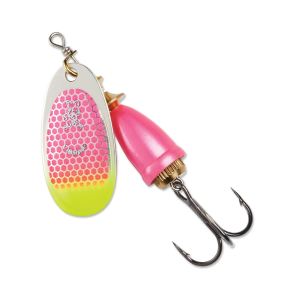 Image of Blue Fox Classic Vibrax Spinner | Pink Scale Chartreuse Tip UV; 2