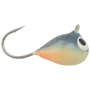 Image of Fiskas Hand-Painted Wolfram Tungsten Jig | Glow Blue Back; 7 mm