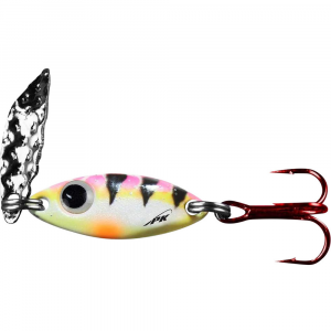 Image of PK Lures Predator Spoon | Red Tiger Glow; 1/8 oz.