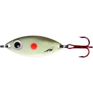 Image of PK Lures PK Spoon | Red Dot Glow; 1/4 oz.